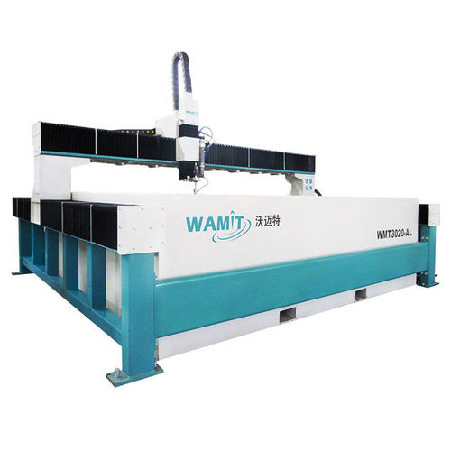 Máquina de corte con chorro de agua - WMT3020-AL - Shandong Wami CNC Technology Co., Ltd. - para mármol / para acero al carbono / de chapa
