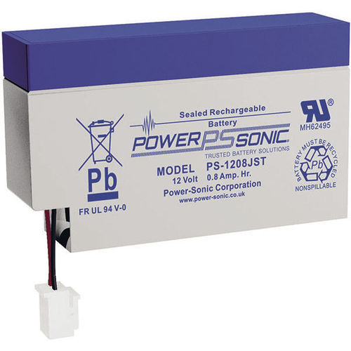 Batería VRLA - PS-1208JST FR - Power-Sonic - rectangular / 12 V / para ondulador