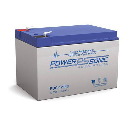 Batería de ciclo profundo - PDC-12140 - Power-Sonic - VRLA / rectangular / 12 V