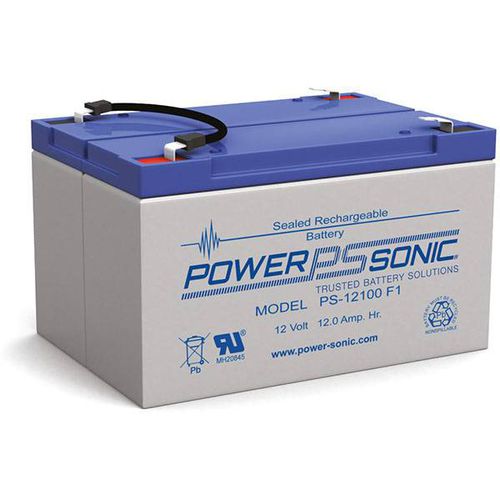 Batería VRLA - PS-12100 - Power-Sonic - rectangular / 12 V / para ondulador
