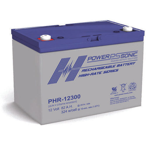 Batería VRLA - PHR-12300 - Power-Sonic - rectangular / 12 V / para ondulador