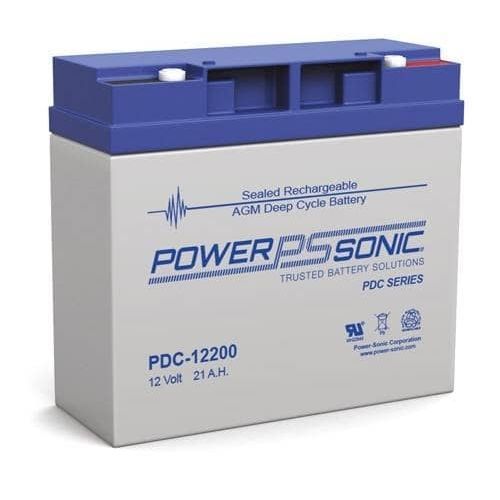 Batería de ciclo profundo - PDC-12200 - Power-Sonic - VRLA / rectangular / 12 V