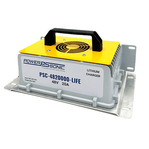 Cargador de baterías portátil - PSC-4820000-LIFE-US - Power-Sonic - LiFePO4 / IP65