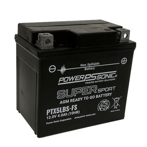 Batería AGM - PTX5LBS-FS - Power-Sonic - bloque / 12 V / para vehículo eléctrico