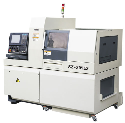 Torno tipo suizo CNC - SZ-205E2 - Shenzhen Sowin Precision Machine Tool Co., Ltd - 5 ejes / universal / de 2 husillos