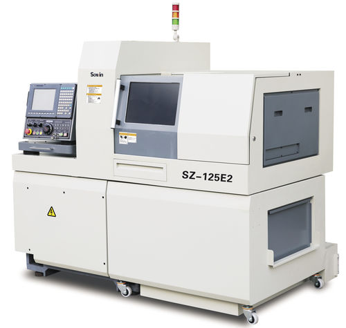 Torno tipo suizo CNC - SZ-125E2 - Shenzhen Sowin Precision Machine Tool Co., Ltd - 5 ejes / universal / de 2 husillos