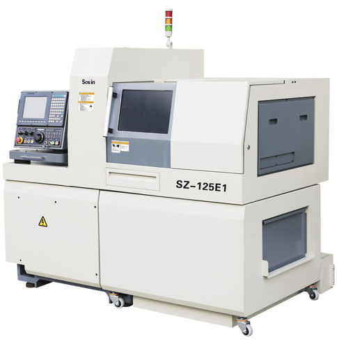 Torno tipo suizo CNC - SZ-125E1 - Shenzhen Sowin Precision Machine Tool Co., Ltd - 5 ejes / universal / de 2 husillos