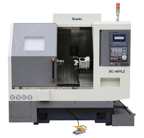 Torno CNC - SC-46YL2 - Shenzhen Sowin Precision Machine Tool Co., Ltd - horizontal / 3 ejes / universal