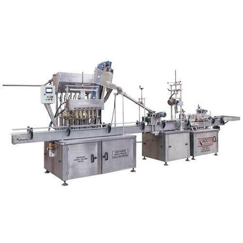 Llenadora volumétrica - ADK 303 - Adotek Machine - automática / de botellas / para productos alimentarios