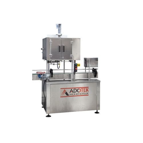 Etiquetadora automática - ADK 309 - Adotek Machine - para botellas / para la industria alimentaria / para aplicaciones cosméticas