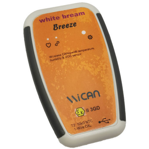Sensor de temperatura y de humedad en riel DIN - White Bream - USB / CANopen / sin cable