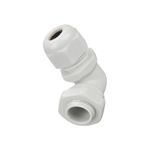 Prensaestopas de nailon - M16-32 - ZHEJIANG DERXIN CONNECTOR CO.,LTD - en ángulo recto