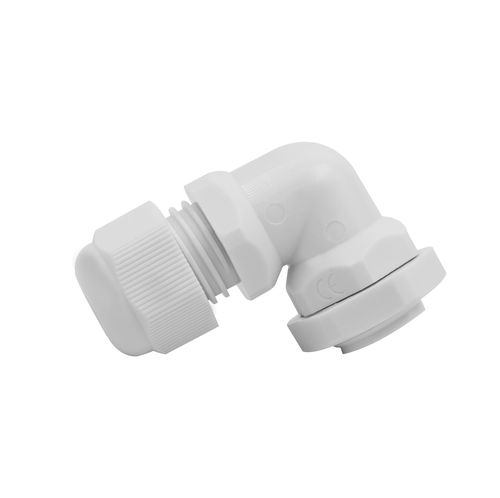 Prensaestopas de nailon - NPT3/8-1 - ZHEJIANG DERXIN CONNECTOR CO.,LTD - en ángulo recto
