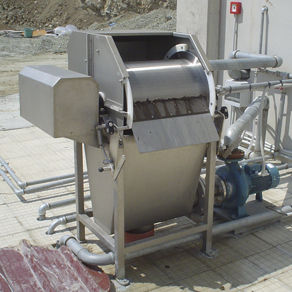 Sistema de filtración de tambor - Ing.A.Rossi - para agua / de acero inoxidable