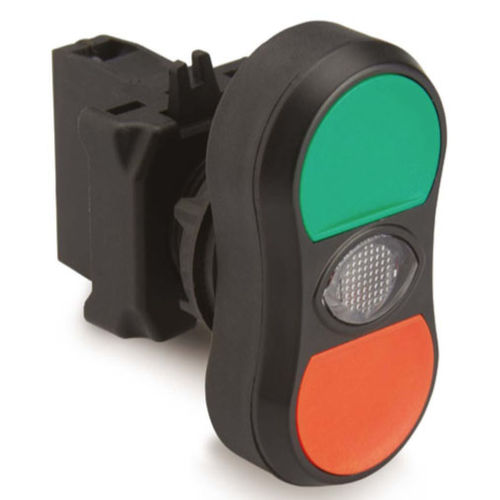 Botón pulsador IP65 - BxA0x series - EMS Electro Mecanicals Systems - montado en panel / con indicador luminoso / LED