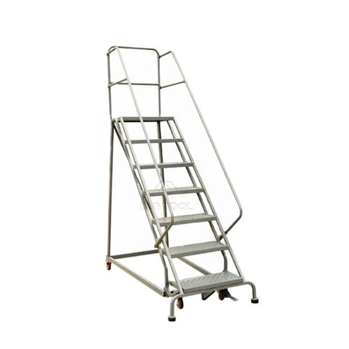 Escalera aleación de aluminio - RLC354 - Buytool Industrial Equipment Co., Ltd - de acero / móvil / para estantería