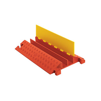 Protector para cable para el paso de vehículos - CP2X325 - Linebacker Safety - fijado al suelo / de poliuretano