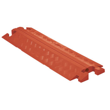 Protector para cable para el paso de vehículos - CP1X125-GP - Linebacker Safety - fijado al suelo / de poliuretano