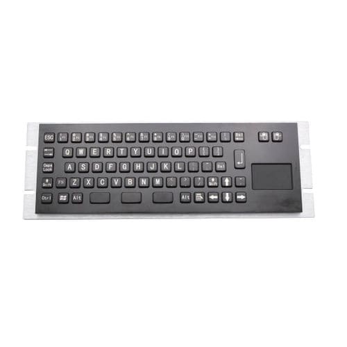 Teclado empotrable - D-8630T-B - ShenZhen DAVO Electronics Co., Ltd - de tecla mecánica / 68 teclas / con alfombrilla táctil