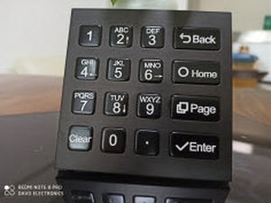 Teclado numérico 16 teclas - D-8201F-B - ShenZhen DAVO Electronics Co., Ltd - empotrable / de metal / de acero inoxidable