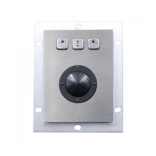 Trackball mecánico - D-8302-36A - ShenZhen DAVO Electronics Co., Ltd - empotrable / 36 mm / de acero inoxidable