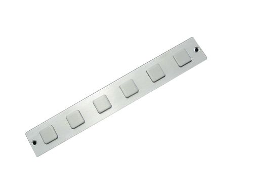 Teclado numérico 6 teclas - D-8516 - ShenZhen DAVO Electronics Co., Ltd - con tecla Fn / empotrable / de acero inoxidable