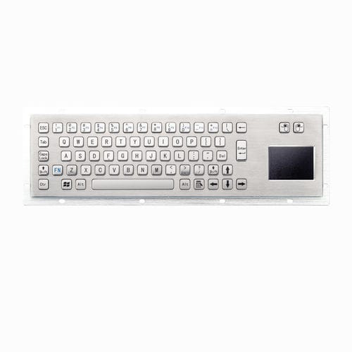 Teclado empotrable - D-8607 - ShenZhen DAVO Electronics Co., Ltd - de tecla mecánica / con ratón integrado de 2 teclas / con tecla Fn
