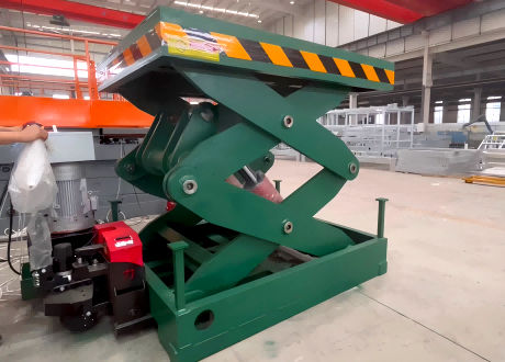 Mesa elevadora de tijera - SJG15-2.0 - Jinan Gradin Machinery Co., Ltd. - hidráulica / móvil / para cargas pesadas