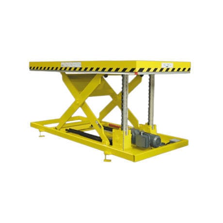 Mesa elevadora de tijera - Jinan Gradin Machinery Co., Ltd. - mecánica / estacionaria / con cadena rígida