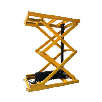 Mesa elevadora de tijera - Jinan Gradin Machinery Co., Ltd. - mecánica / estacionaria / con cadena rígida