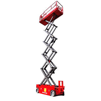 Plataforma elevadora de tijera autopropulsada - G-QZX-14 - Jinan Gradin Machinery Co., Ltd. - eléctrica / para interior / de exterior
