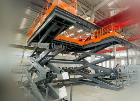 Plataforma elevadora de tijera fija - SJG1.0-11 - Jinan Gradin Machinery Co., Ltd. - para la aeronáutica