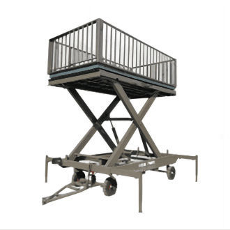 Mesa elevadora de muelle de carga - Jinan Gradin Machinery Co., Ltd. - de tijera / hidráulica / móvil