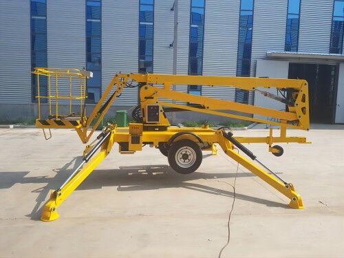 Cesta articulada de tracción - G-GBT-10 - Jinan Gradin Machinery Co., Ltd. - híbrida / gasolina / eléctrica