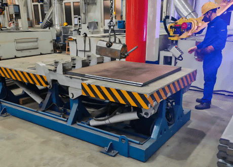 Inclinador 180° - FZPT series - Jinan Gradin Machinery Co., Ltd. - hidráulico / de metal / industrial