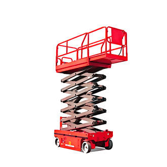 Plataforma elevadora de tijera autopropulsada - G-QZX-10 - Jinan Gradin Machinery Co., Ltd. - eléctrica / para interior / de exterior