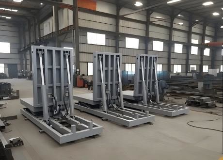 Aparato de levantamiento y volteo hidráulico - FZPT-5000 - Jinan Gradin Machinery Co., Ltd. - síncrono / volcador / para vigueta