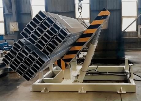 Aparato de levantamiento y volteo hidráulico - FZPT-10000 - Jinan Gradin Machinery Co., Ltd. - volcador / para uso industrial