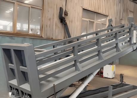 Aparato de levantamiento y volteo hidráulico - FZPT-1000 - Jinan Gradin Machinery Co., Ltd. - cilindros / volcador / para PC para entorno industrial