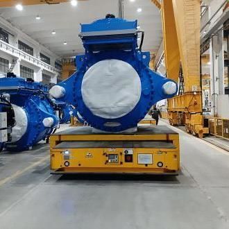 AGV de transporte - Jinan Gradin Machinery Co., Ltd. - para cargas pesadas / eléctrico / omnidireccional