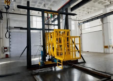 Aparato de levantamiento eléctrico - Jinan Gradin Machinery Co., Ltd. - de plataforma / longitudinal / para cabina de pintura
