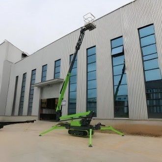 Plataforma araña con orugas - G-S16C - Jinan Gradin Machinery Co., Ltd. - eléctrica / todoterreno / para obra