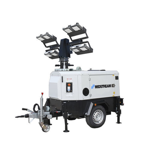 Torre de iluminación LED - Midstream Lighting - con motor diésel / híbrida