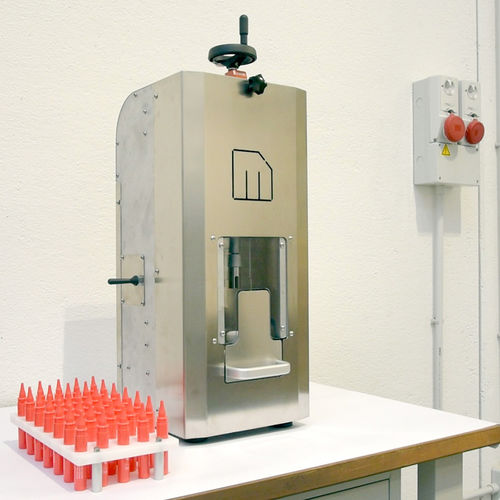 Encapsuladora neumática - CSU-P 016-01 - Mech-a - semiautomática / de frascos / para tapones