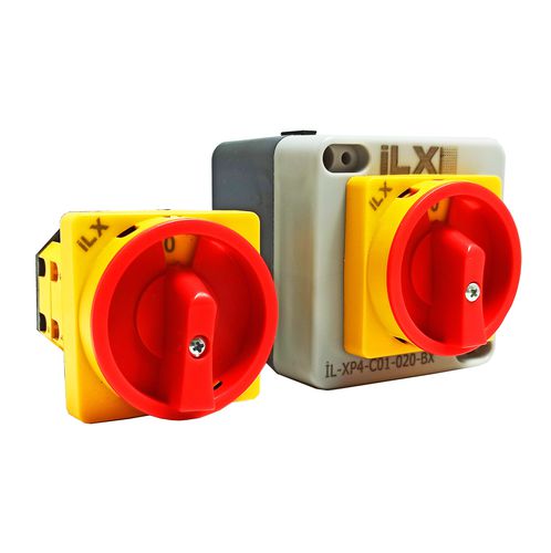 Interruptor de levas - ILX-XL/P4-G04-010-BX - İLX MÜHENDİSLİK OTOM. IML. ITH. IHR. SAN. ve TIC. LTD. STI  - 6 polos / montado en panel / on/off