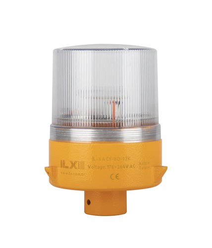 Avisador luminoso de avión - IL-XACF-BD Series - İLX MÜHENDİSLİK OTOM. IML. ITH. IHR. SAN. ve TIC. LTD. STI  - de destellos / LED / 24 Vcc