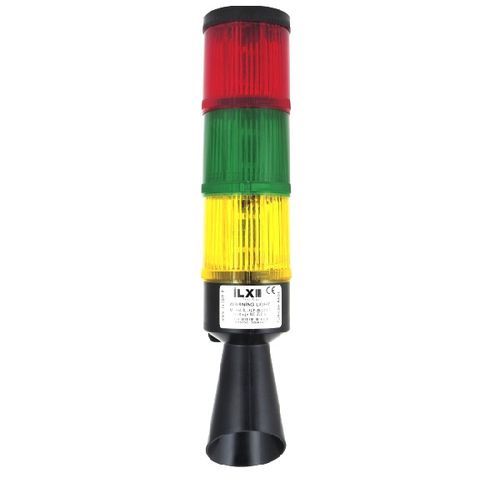 Avisador luminoso tricolor - ILX &Oslash;67 B series - İLX MÜHENDİSLİK OTOM. IML. ITH. IHR. SAN. ve TIC. LTD. STI  - de destellos / flash / permanente