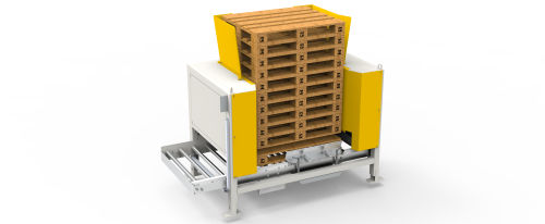 Unidad de alimentación para palés - Inka Makina A.S. - de cinta transportadora / automática