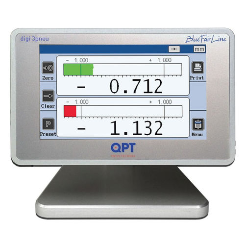 Indicador con pantalla táctil - digi 1pneu - QPT GmbH - compacto / RS-232 / USB