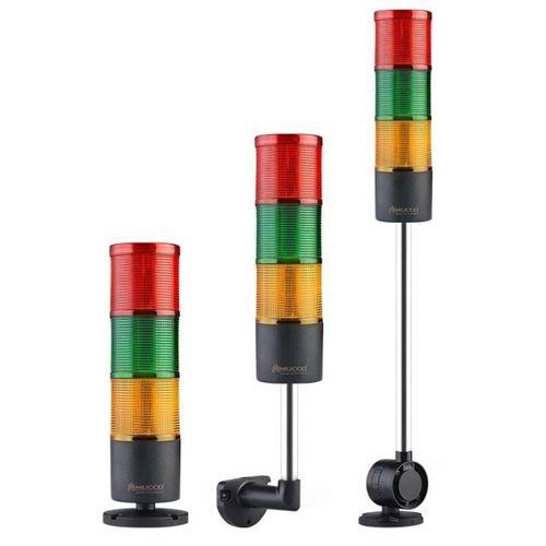Columna de señalización LED - SNT-7024-S3 - MUCCO  Warning Lights - permanente / de 3 colores / IP65